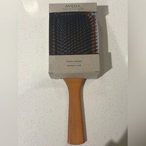 AVEDA Paddle Brush with Brown Handle